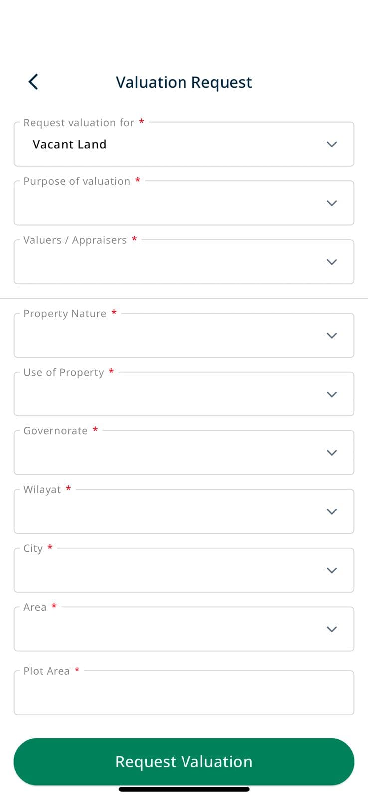 Request for Quotation